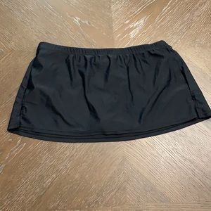 Tropical Escape black Bikini skirt